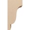 Ekena Millwork 10"W x 10"D x 20"H Wide Newport Rough Cedar Woodgrain TimberThane Corbel, Primed Tan CORUR10X10X20NEWRCPR - alternate 4